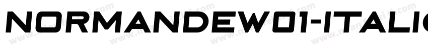 NormandeW01-Italic R字体转换